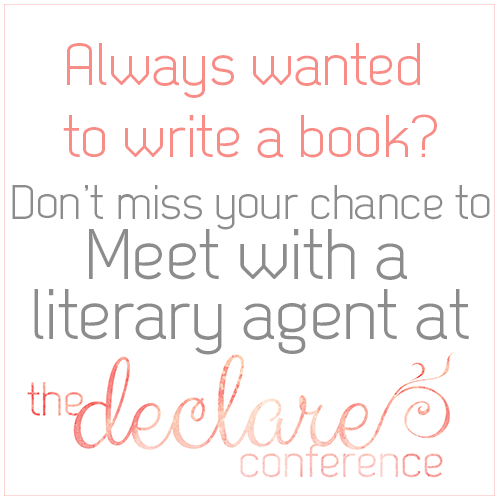 A Literary Agent is Coming to the Declare Conference to Meet with You